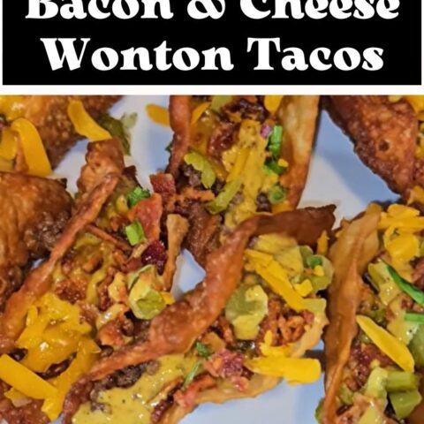 Applebee's Bacon & Cheese Wonton Tacos Recipe