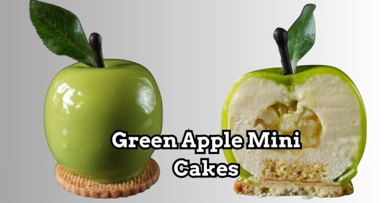 Green Apple Mini Cakes (Cédric Grolet Copycat)