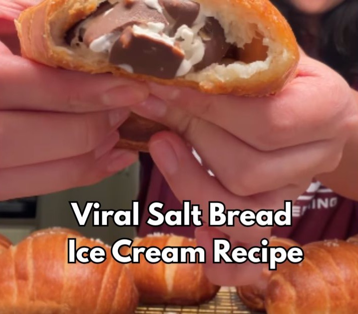 Viral Salt Bread Ice Cream Recipe