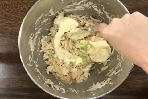 Add Mayonnaise and Seasonings