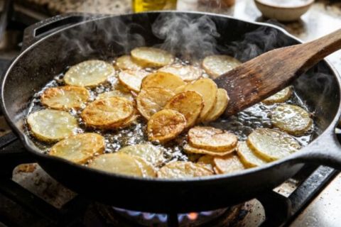 Cook the Potato Slices