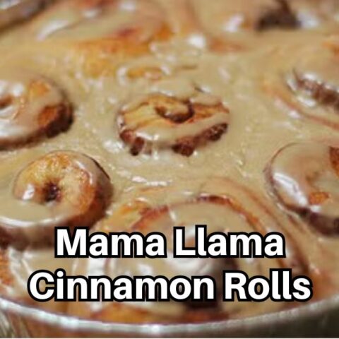 Mama Llama Cinnamon Rolls