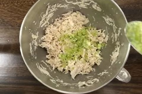 Mince the Fresh Celery