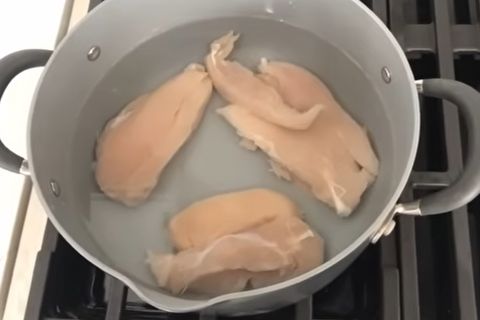 Poach the Chicken Tenderloins