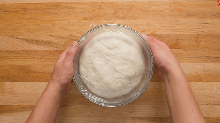 Make the pizza dough