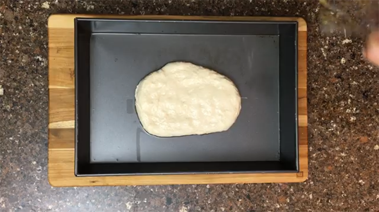 Place the Dough Into The Pan
