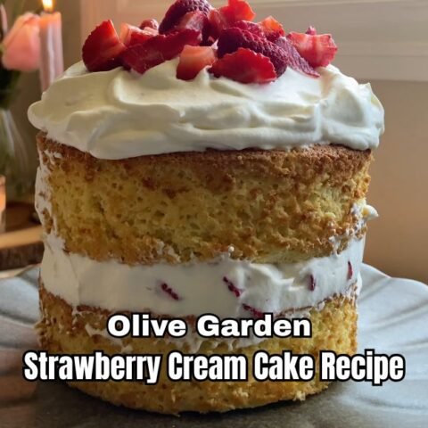 Olive Garden Strawberry Cream Cake Recipe
