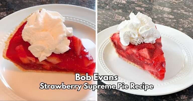 Bob Evans Strawberry Supreme Pie Recipe