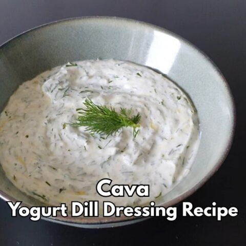 Cava Yogurt Dill Dressing Recipe