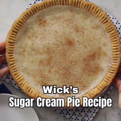 Wick’s Sugar Cream Pie Recipe