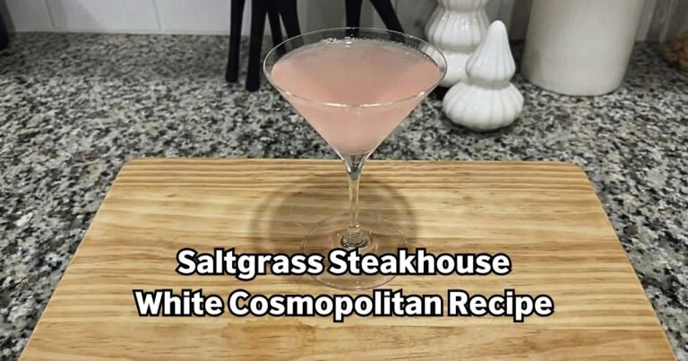 Saltgrass Steakhouse White Cosmopolitan Recipe
