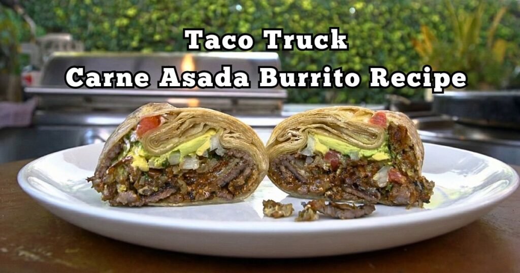 Taco Truck Carne Asada Burrito Recipe